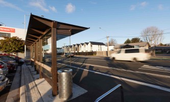 Bus Shelter at The Palms, Christchurch